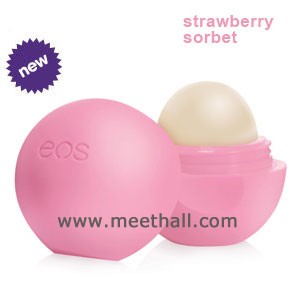 绯闻女孩EOS Lip Balm球形天然有机润唇膏 7g 草莓味